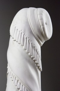 "The Stand: Greek Slave" Lily Cox-Richard, 2013 Carved plaster H:66 W:33 D:33